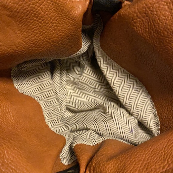 Steve Madden Satchel Brown Black Purse - Picture 4 of 8